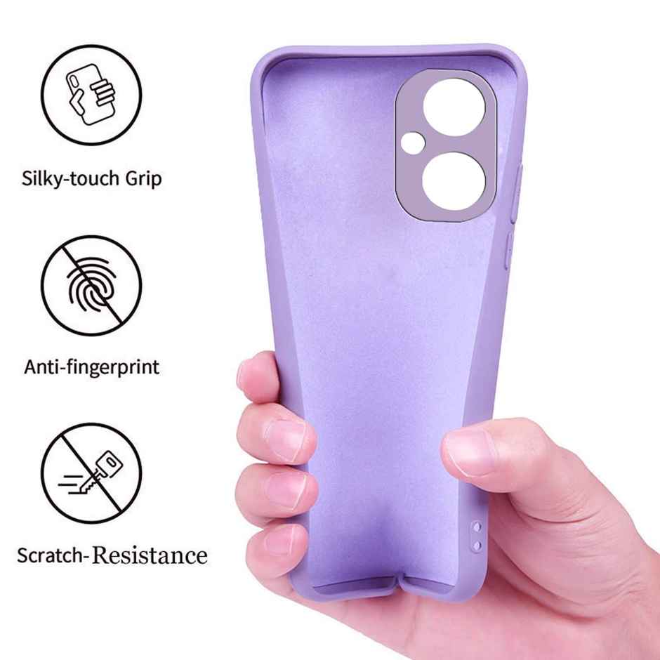 Artistque Case For Oneplus Nord Ce 3 Lite 5G Back Cover - Plain Liquid Silicone Cover