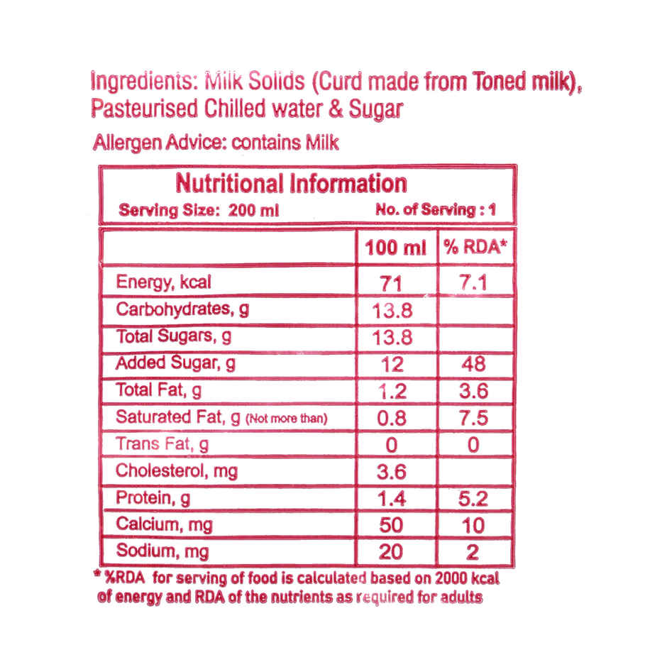 Nandini Sweet Lassi Combo 