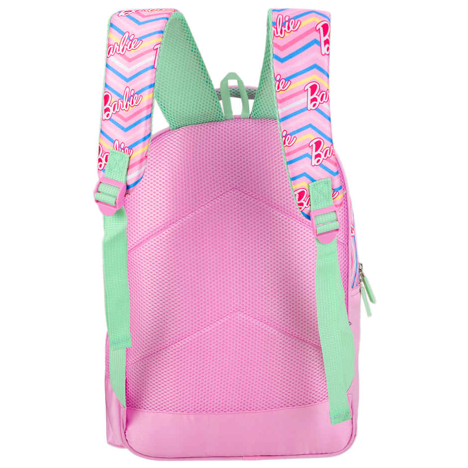 Striders Barbie School Bag for Girls 14 Inch Lavender Color Kids Backpack with Spacious Compartments