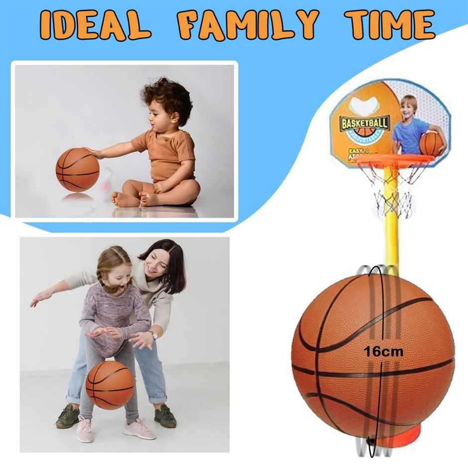 ToyBharat Basketball Adjustable | Assorted