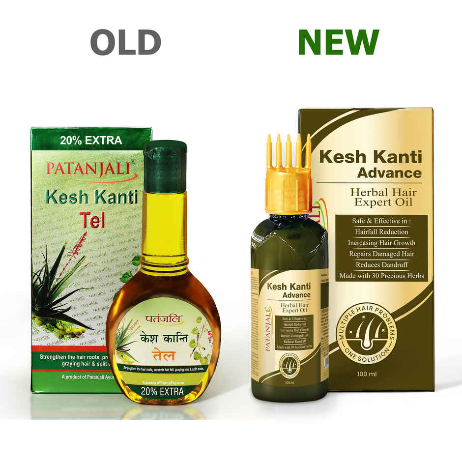 Patanjali Kesh Kanti Advance Hair Expert Oil - Hair Fall Care Nourishing Oil