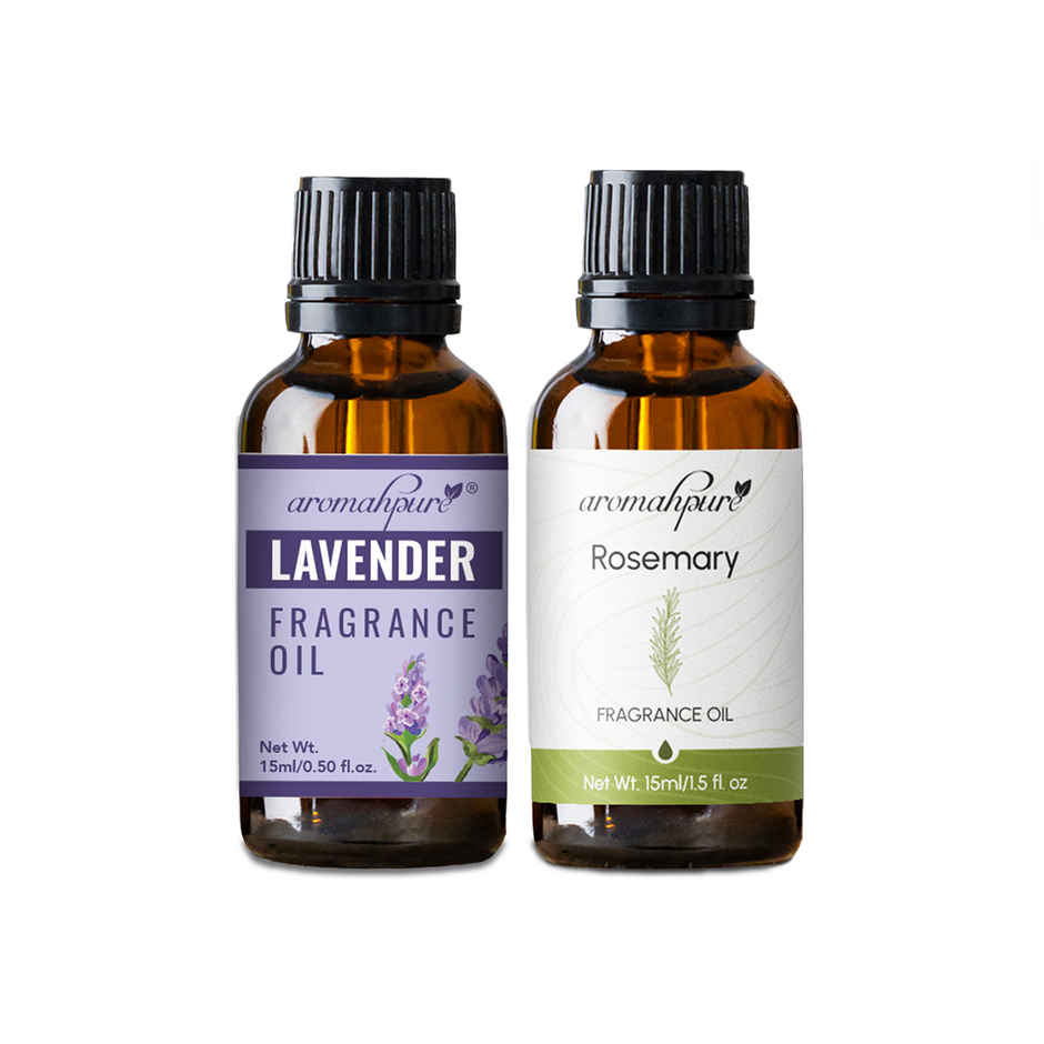 Aromahpure Fragrance Oil | Pack of 2 | Lavender and Rosemary Aroma Oil for Home Fragrance