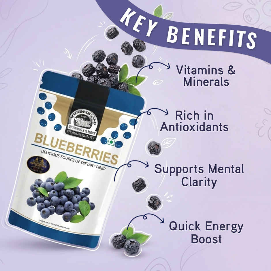 Wonderland Foods Dried Blueberries