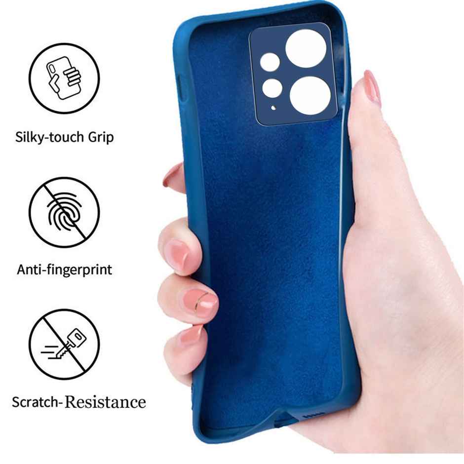 Artistque Case for Redmi Note 12 4g Back Cover - Plain Liquid Silicone Cover