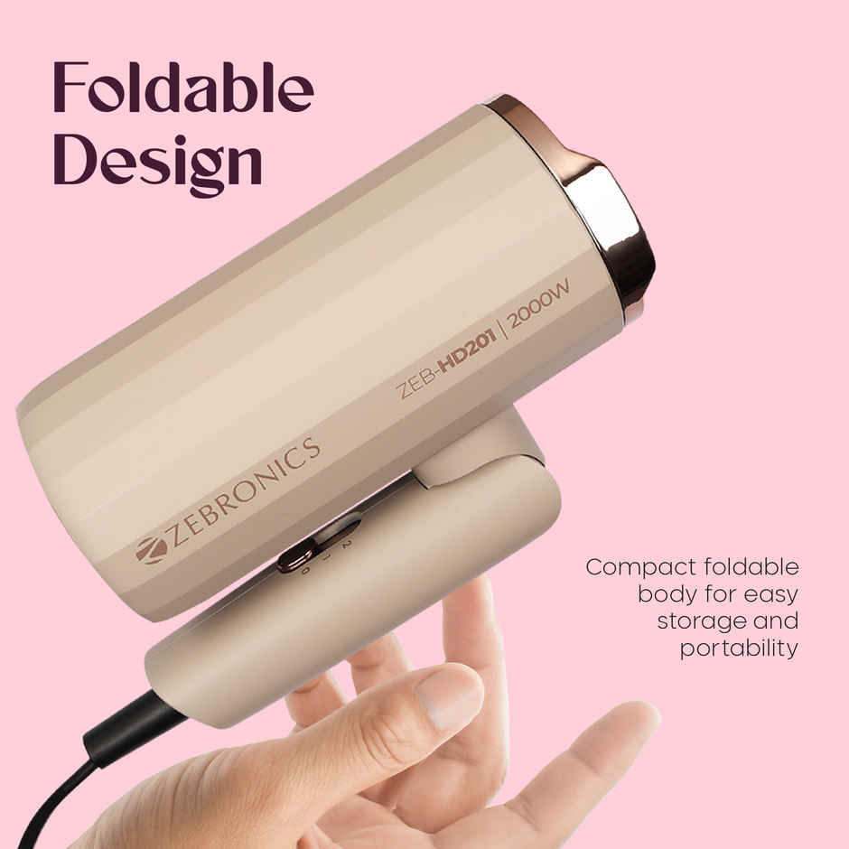 Zebronics HD201 Zebronics Hair Dryer -Titanium