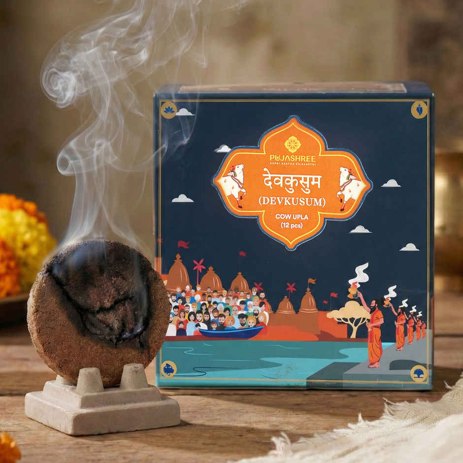 Pujashree Devkusum Cow Upla with Floral Fragrance