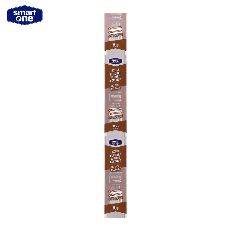 Smart One-Brown- Coco Natural Broom, 38 Inch length, 390 gm