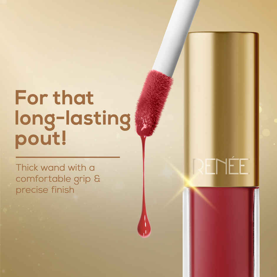 Renee H2O Hydrating Glossy Finish Liquid Lipstick | Red Spring