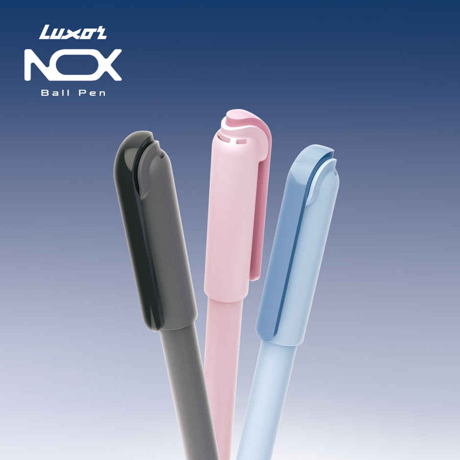Luxor NOX Ball Pens | 0.7mm Tip | Assorted | Everyday Writing Set