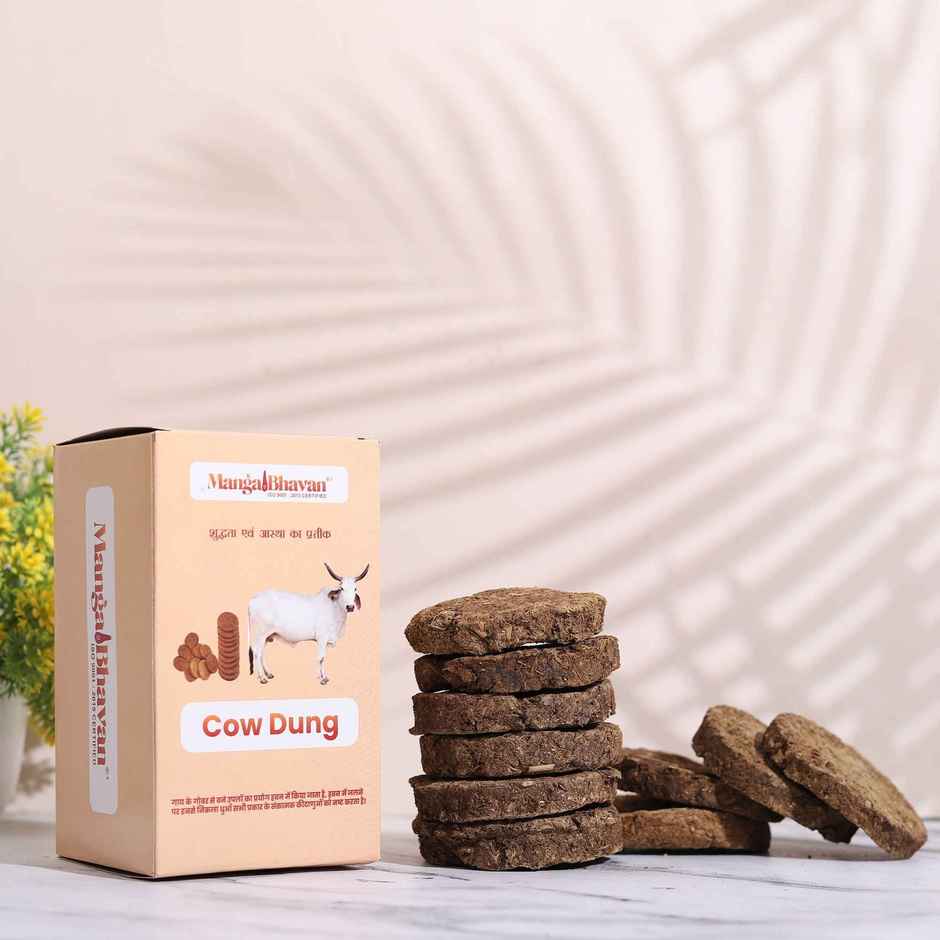 Cow Dung Cake | Pack of 10 | Mangal Bhawan