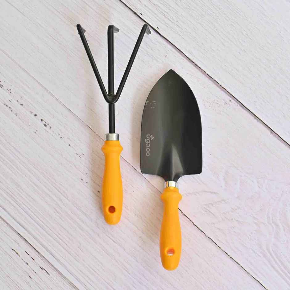 Ugaoo Durable Gardening Hand Tool Kit For Gardening | 2 Pcs - Cultivator, Trowel