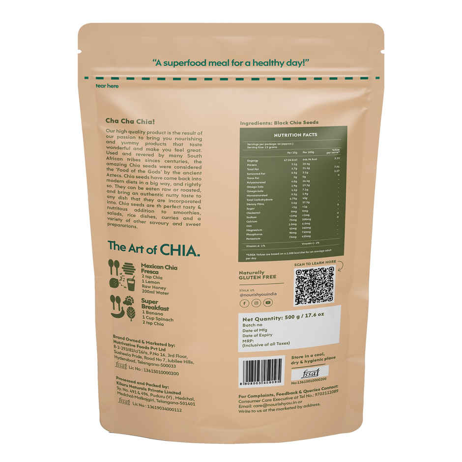 Nourish You Raw Chia Seeds