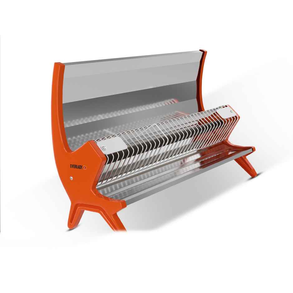 Eveready Evercera Ceramic Room Heater | 1000W - ISI Mark | Orange