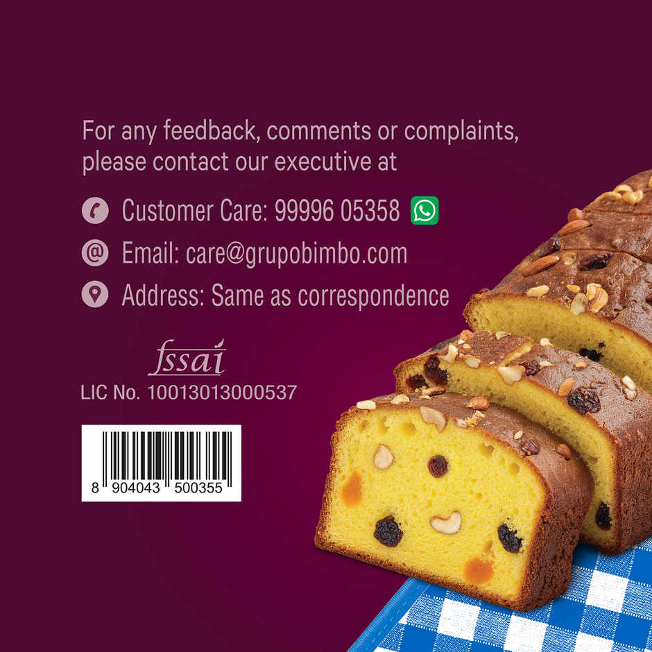 Modern Fruit N Nut Cake | Bakery Delight