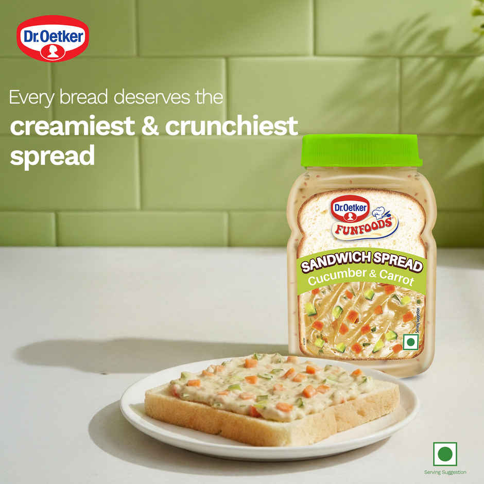 Dr. Oetker FunFoods Veg Cucumber & Carrot Sandwich Spread