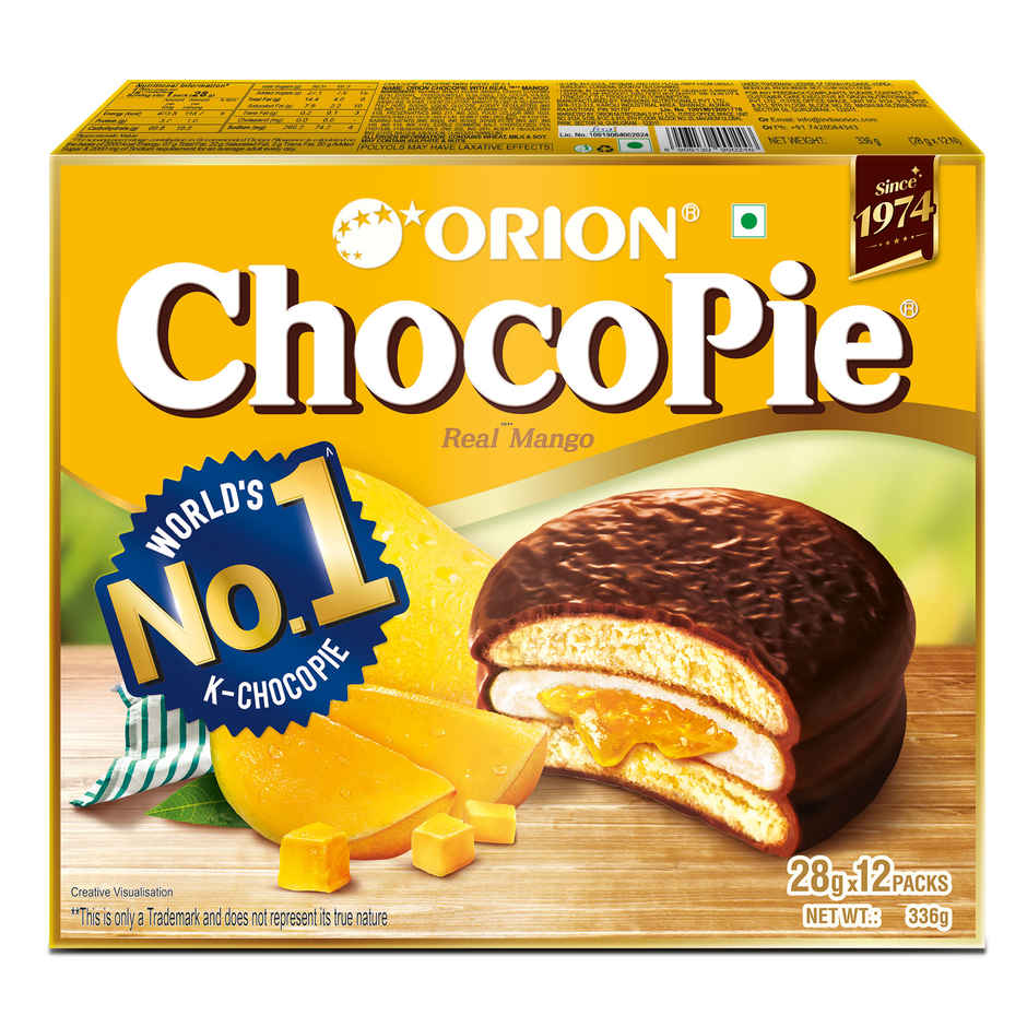 Orion Mango Choco Pie | Maida-free, Palm Oil-freeand Sugar-free Combo