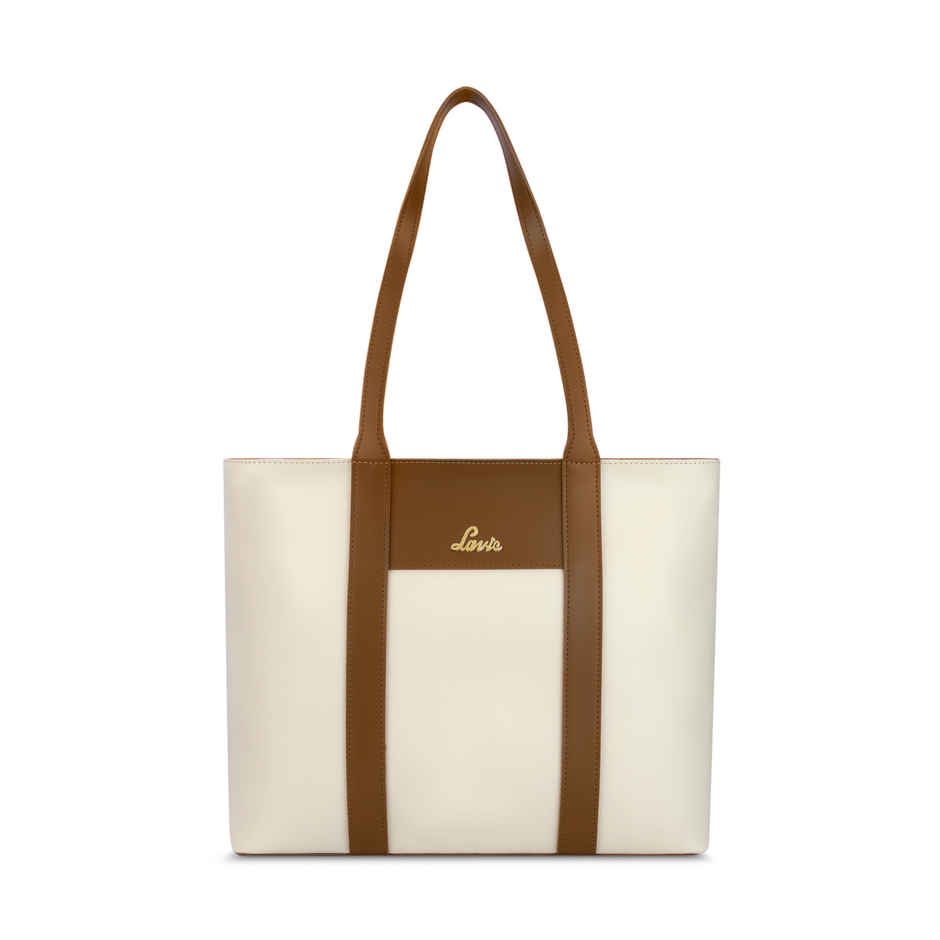 Lavie Women's Colourblock Regan Large Tote Handbag | Off White