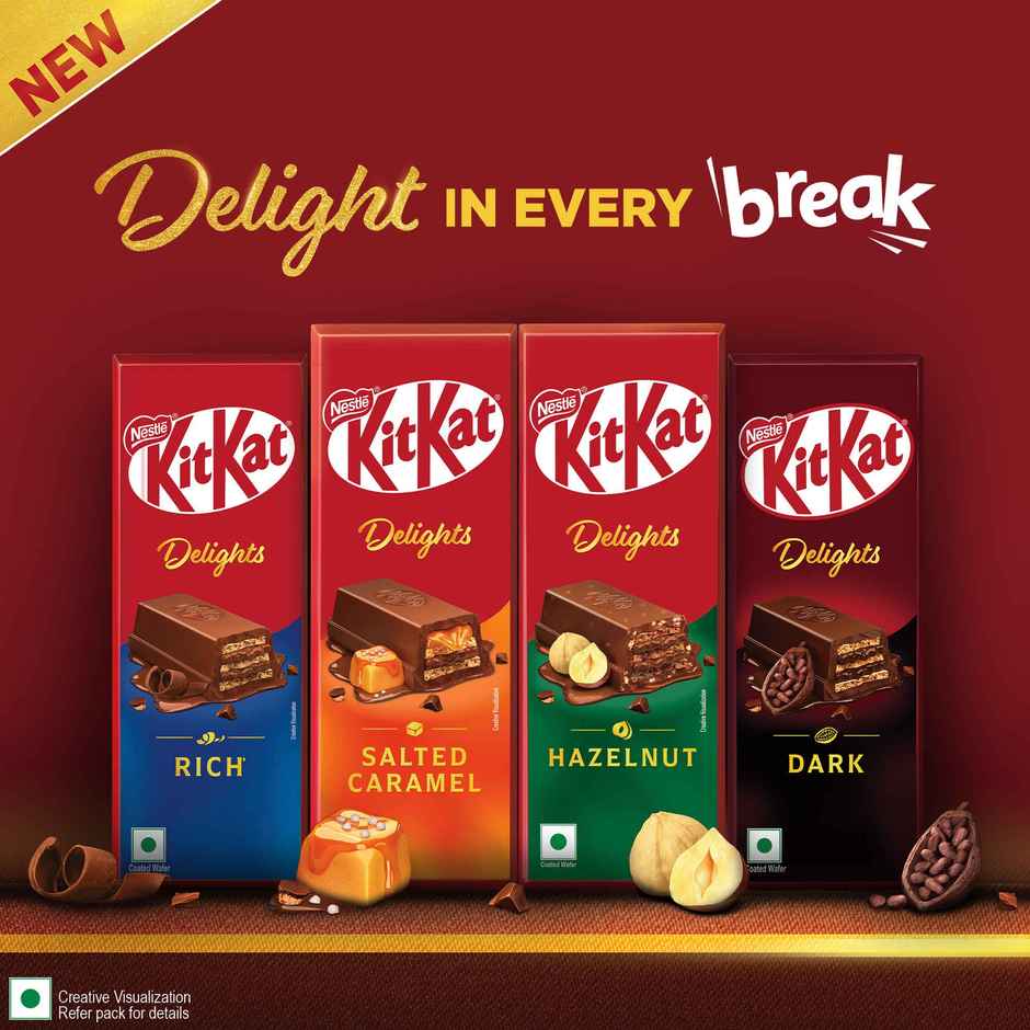 Nestle KitKat Delights Caramel Chocolate