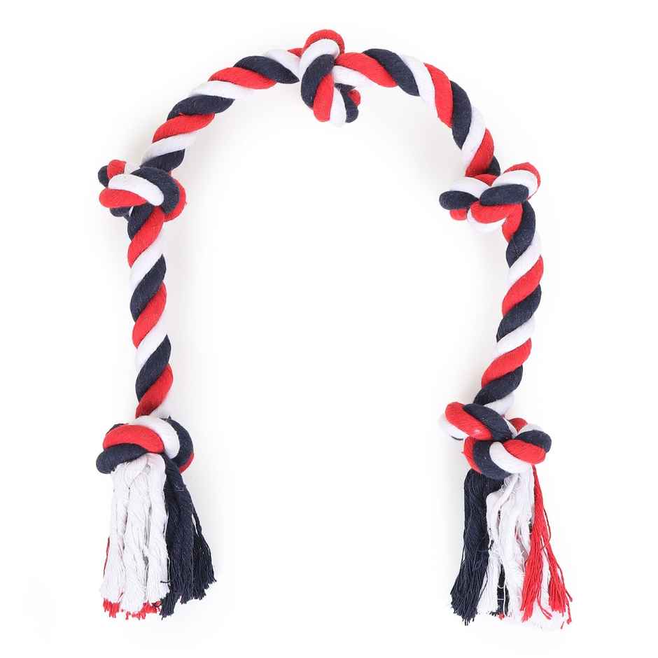 Zigly Lifestyle Cotton Five Knot Rope Toy - Large