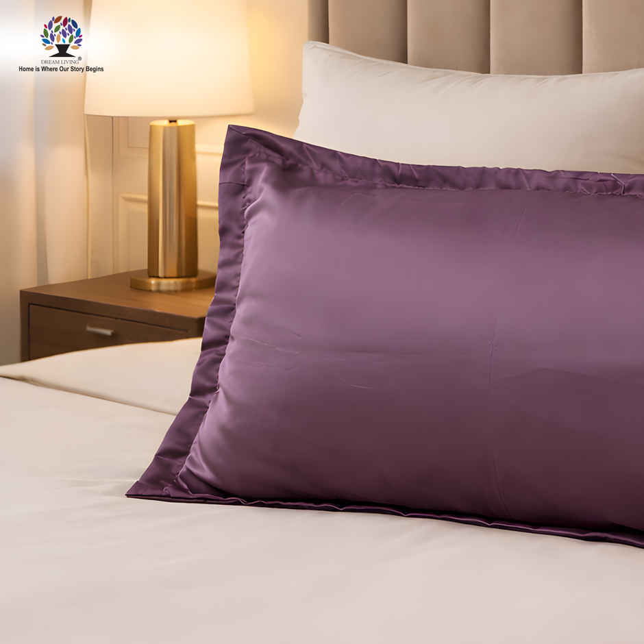 Dream Living Satin Pillow Cover Set | Onion - 46 x 69 cm