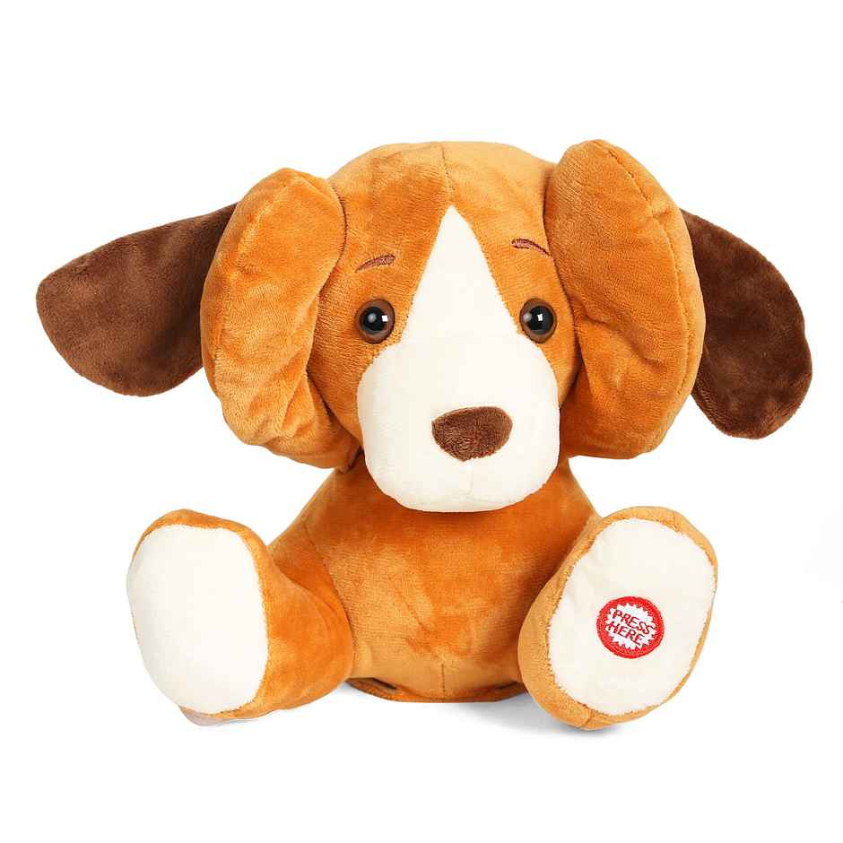 Hamley's Fuzzbuzz Peek A Boo Dash Dog, 3Y+, Brown