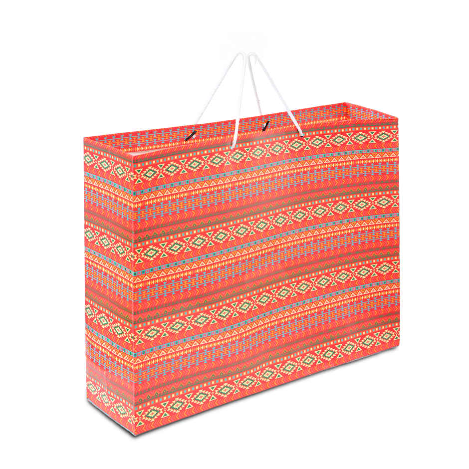 Orange Green Gift Bag | Mad Over Print