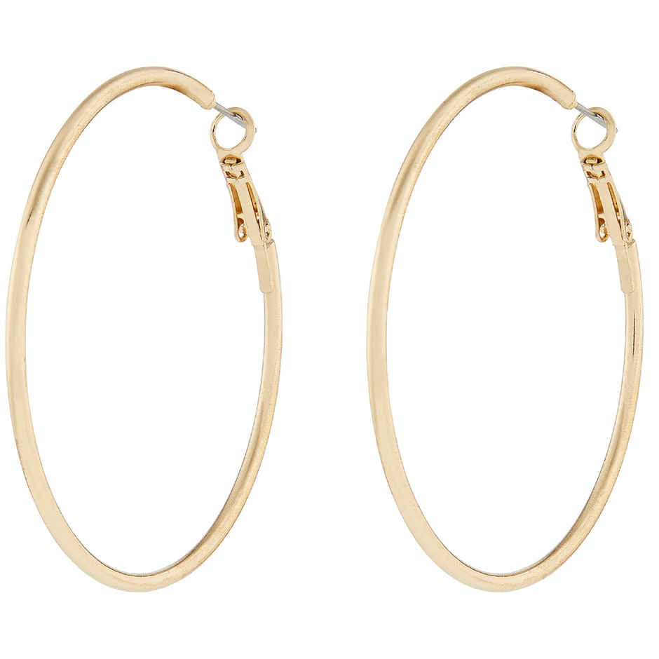 Accessorize London Women old Medium Simple Hoop Earring
