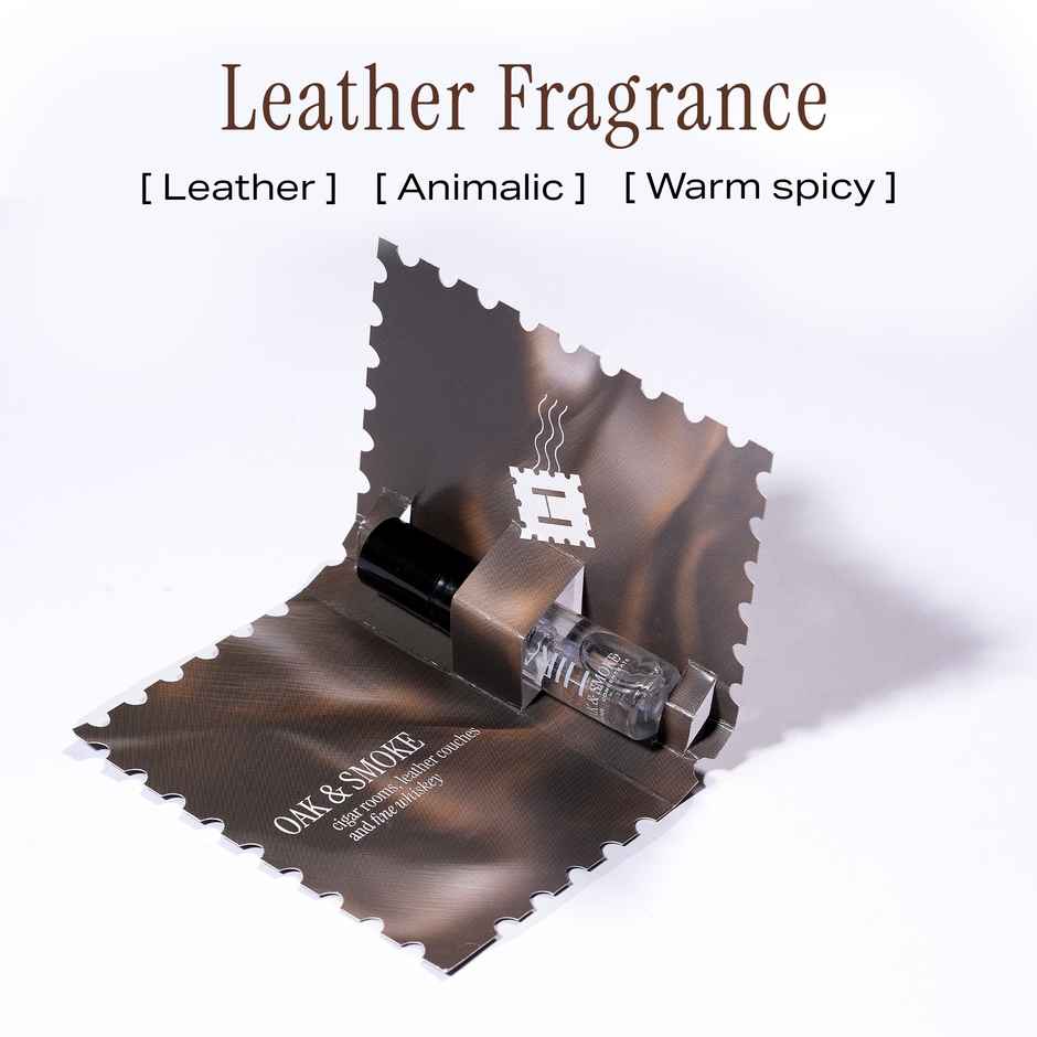 HIRA Oak & Smoke Eau De Perfume Mini | for Men with Leather & Cardamom Notes