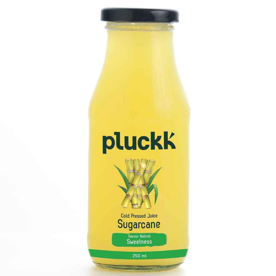 Pluckk Cold Pressed Extracted Sugarcane Juice | No Preservatives | No Added Sugar