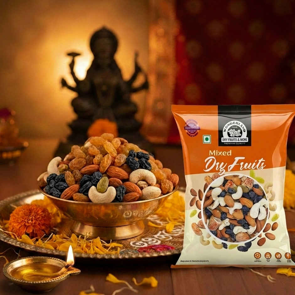 Wonderland Foods Vrat Punchmeva Dry Fruit Mix