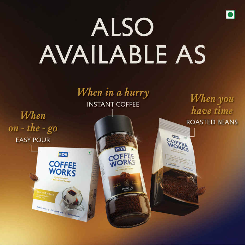 Keya Instant Coffee Sachets | Only Arabica | Freshly Roasted