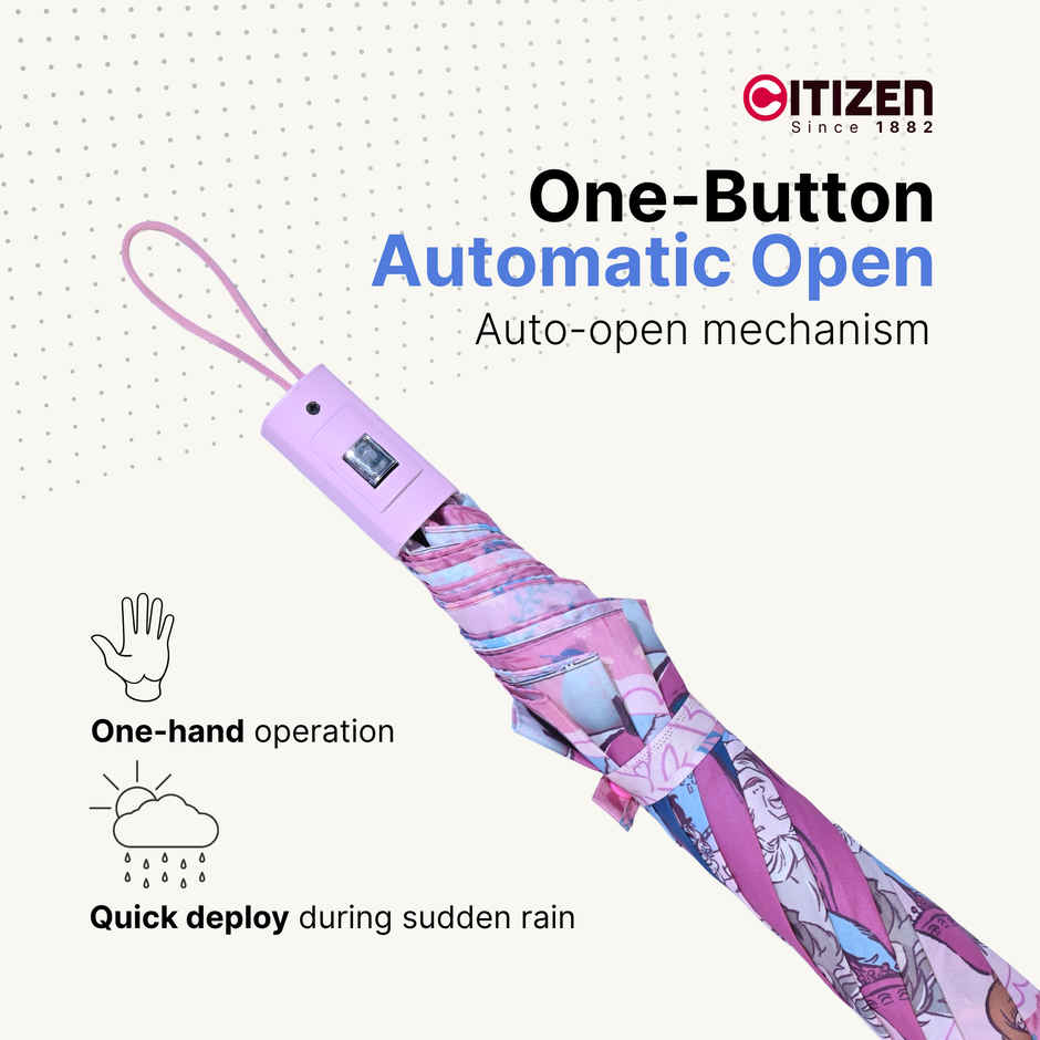 Citizen Auto Folding Kids Umbrella Frozen Print | 21 Inch | 3 Fold