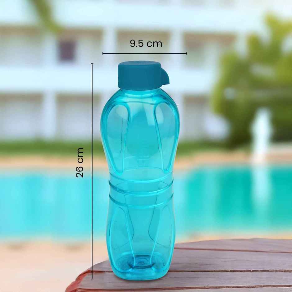 Flair Aqua Pet Bottle With Regular Cap | Blue | 1 L