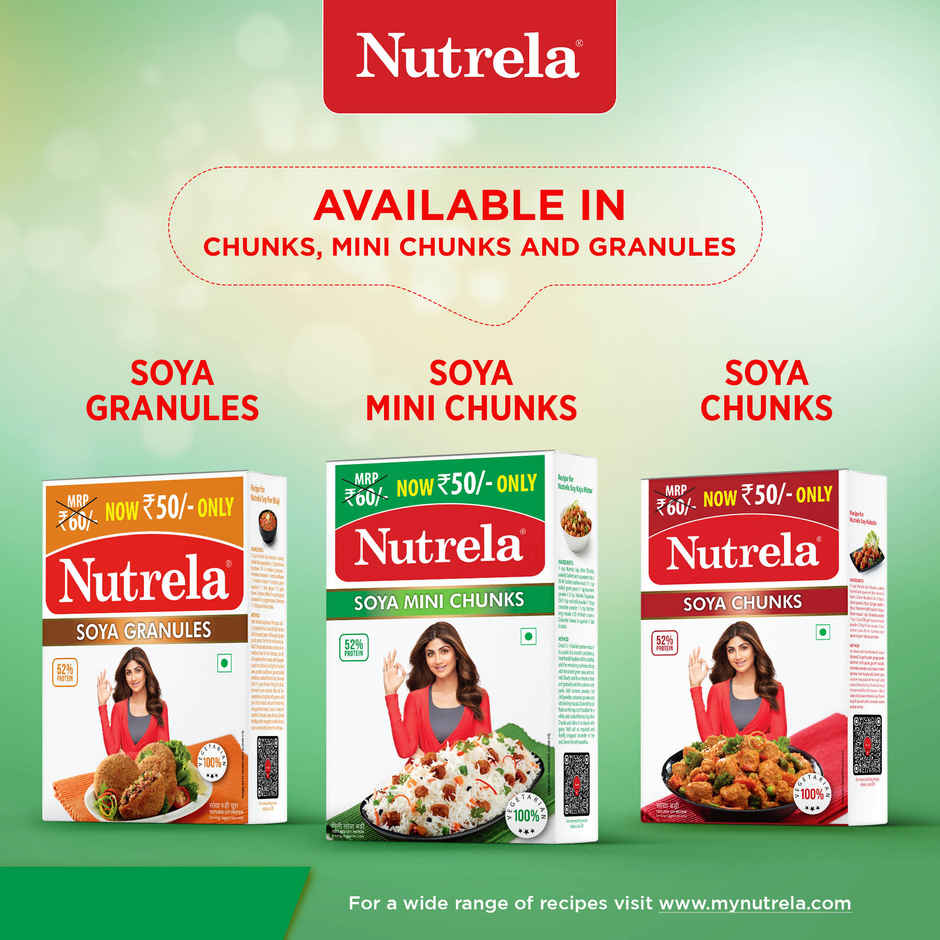 Nutrela Mini Soya Chunks Combo