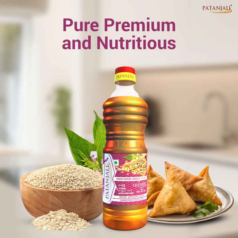 Patanjali Pure Sesame Til Oil - Pure Til Cooking Oil