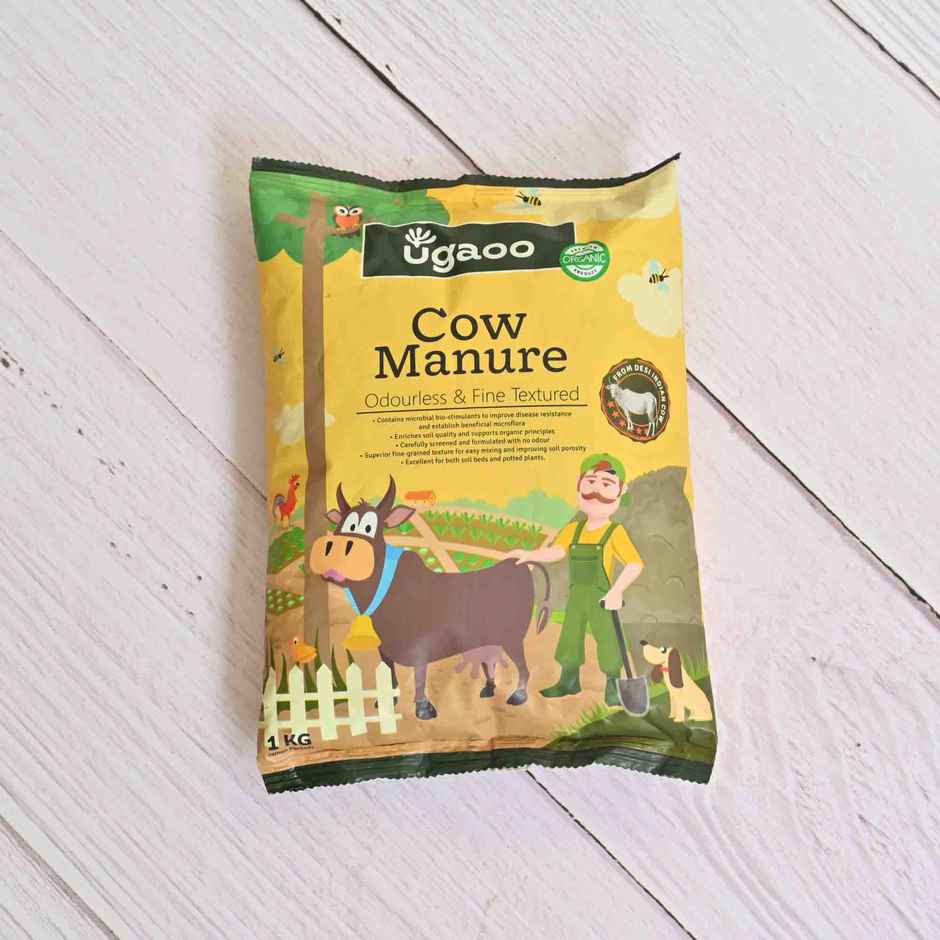 Ugaoo Durable Gardening Hand Tool Kit For Gardening | Trowel | Transplanter with Cow Manure-1 Kg