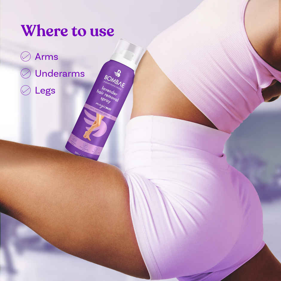Bombae Lavender Hair Removal Spray