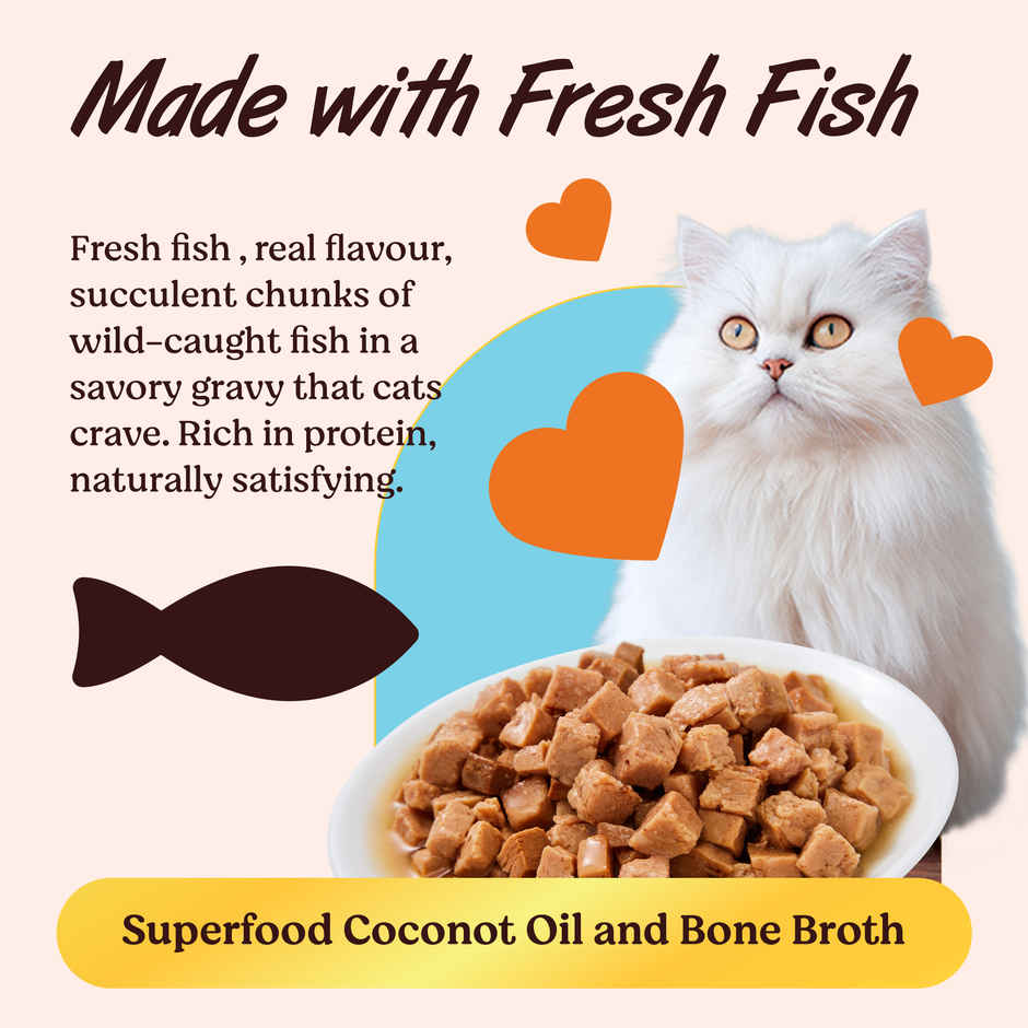 Kennel Kitchen Fish Chunks in Gravy Pack