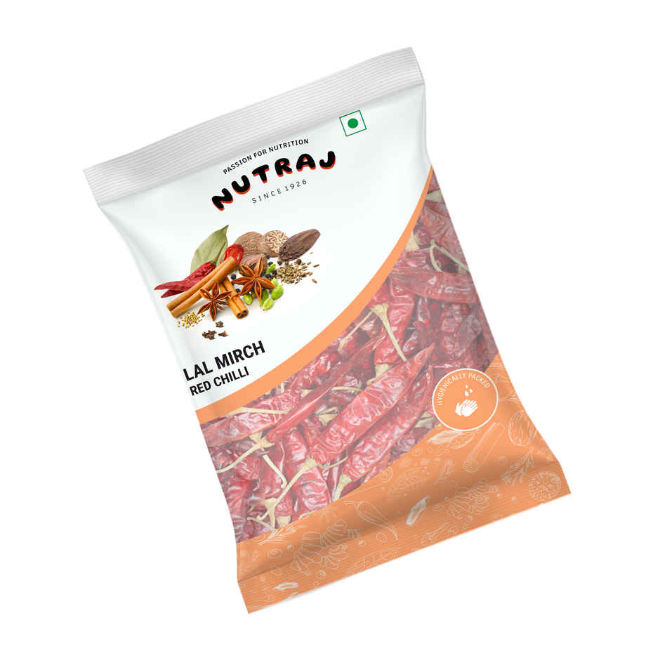 Nutraj Red Chili with Stem | Lal Mirch
