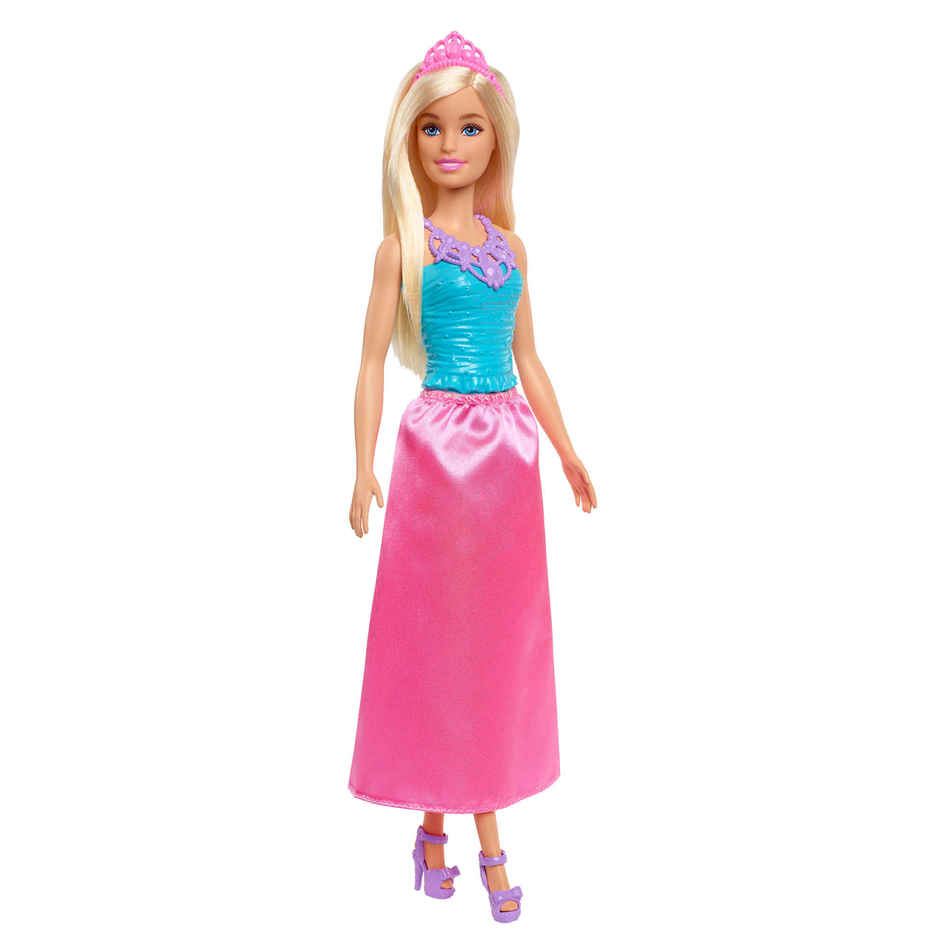 Barbie Dreamtopia Princess Doll Blonde Pink Skirt and Tiara