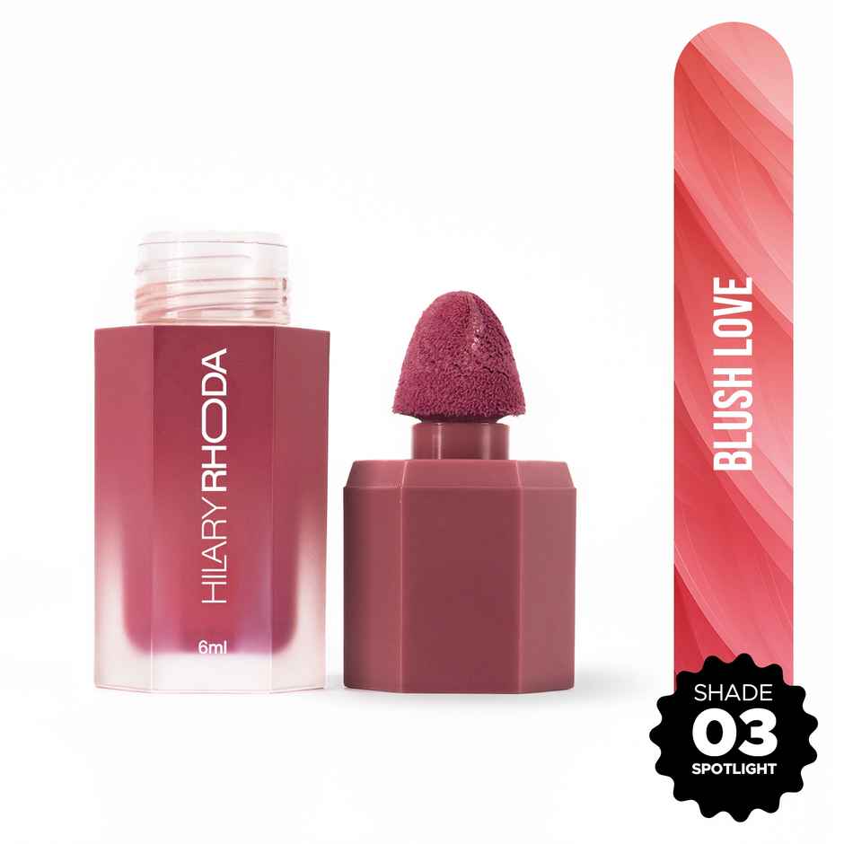 Hilary Rhoda Blush Love | Highly Pigmented Liquid Blush & Super Finish | Spotlight - Shade 03