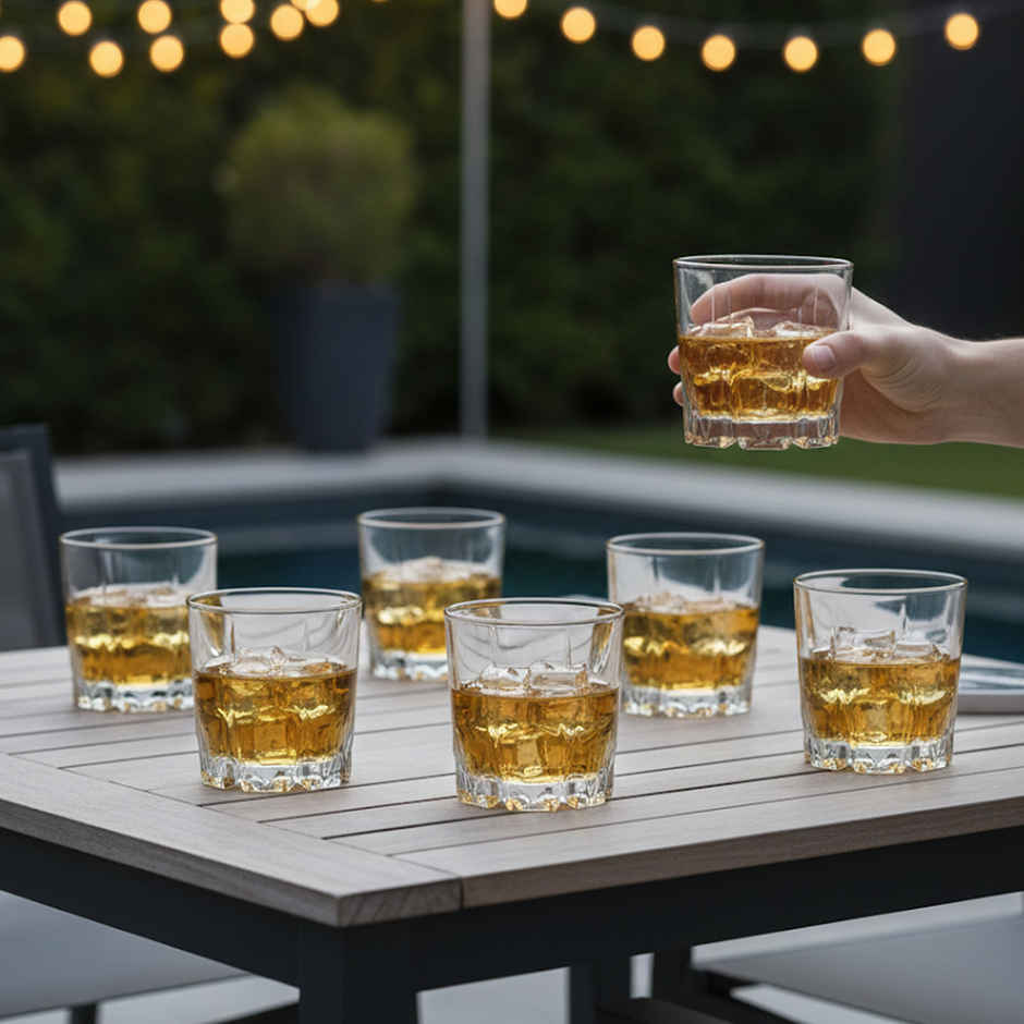 Karat Whisky Glass | 6 pcs | 300 ml | Transparent | Pasabahce