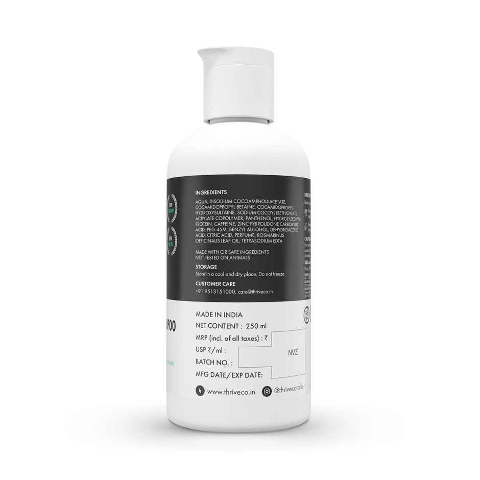 Thriveco Hair Growth Serum 2.0 For Hair Growth & Hair Fall Control (30ml) & Thriveco Hair Vitalizing Rosemary Shampoo For Hair Fall Control (250ml) Combo