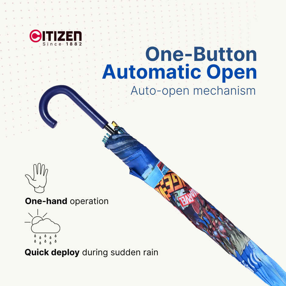 Citizen Kids School Umbrella | 2 Fold | 19 Inch | Avengers Printed