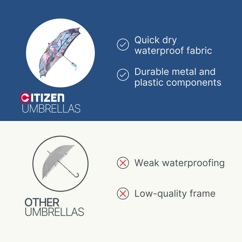 Citizen 21x8 Auto Folding Kids Umbrella Avenger Print