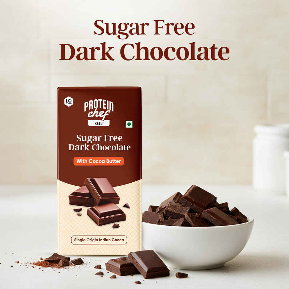 Lo Foods Keto Dark Chocolate Bar | Compound Sugar Free Chocolate