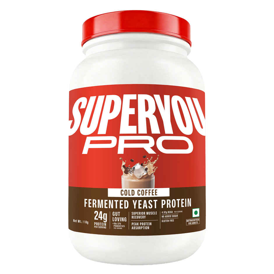 SuperYou Pro Fermented Yeast Protein- Coffee | 24g Protein Per Scoop
