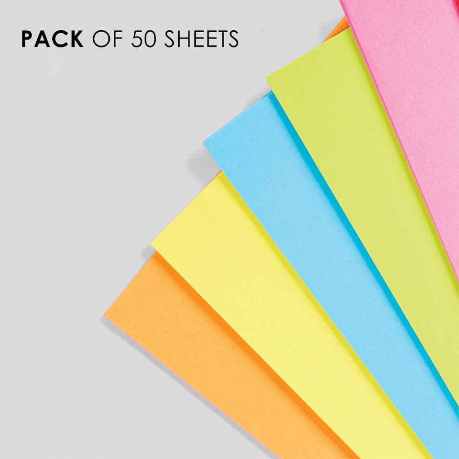 myPAPERCLIP Color Paper | 5 Colors | 50 Sheets | 160 GSM