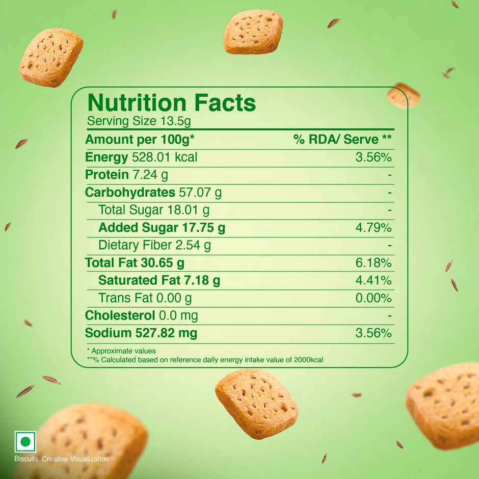 UNIBIC Swaadesi Jeera Bakery Biskut | No Maida| |No Palm Oil