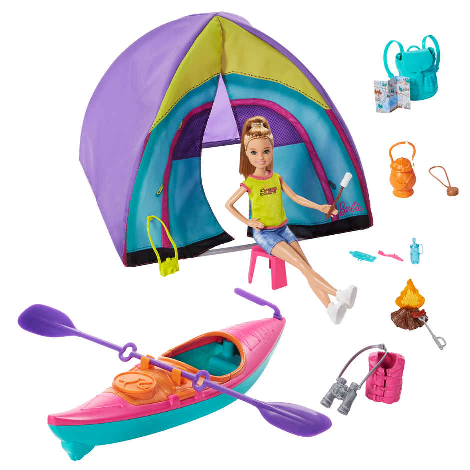 Barbie Team Stacie Doll Outdoor Adventure Set